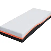 vidaXL Matratze Weiß und Grau 80 x 200 cm Jacquard-Stoff