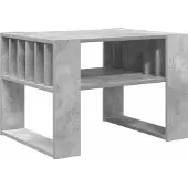 vidaXL Couchtisch Beton Grau 66 x 49,5 x 45 cm Holzwerkstoff