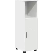 vidaXL Badezimmerschrank Weiß 30 x 35 x 95 cm Holzwerkstoff, Metall