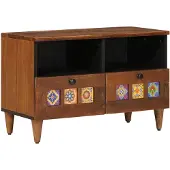 vidaXL Couchtisch Braun 80 x 54 x 40 cm Massivholz Mango