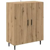 vidaXL Highboard 2 Stk. Artisan-Eiche 69,5 x 34 x 180 cm Holzwerkstoff