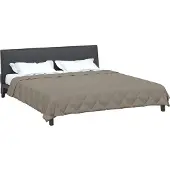 vidaXL Ganzjahresbettdecke Hellgrau 200 x 220 cm Mikrofaser
