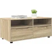 vidaXL TV-Schränk 100 x 48 x 43 cm Sonoma-Eiche Holzwerkstoff