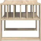vidaXL Couchtisch Sonoma-Eiche 66 x 49,5 x 45 cm Holzwerkstoff