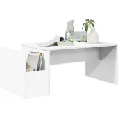 vidaXL Couchtisch Weiß 90 x 45 x 35 cm Holzwerkstoff