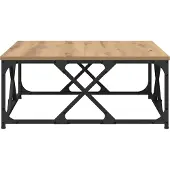 vidaXL Couchtisch Artisan-Eiche 70 x 70 x 30 cm Holzwerkstoff