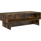 vidaXL Couchtisch Räuchereiche 100 x 46 x 35 cm Holzwerkstoff