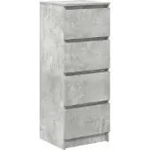 vidaXL Sideboard Betongrau 37,5x35x99 cm Holzwerkstoff