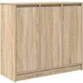 vidaXL Sideboard Sonoma-Eiche 85x34x76 cm Holzwerkstoff