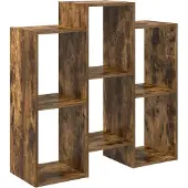 vidaXL Sideboard Geräucherte Eiche 90 x 30 x 90 cm