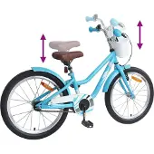 vidaXL Kinderfahrrad 20 Zoll für 6-11 Jahre alt Himmelblau