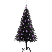 vidaXL Mads (mit 150 LEDs und lilafarbenen Bällen)
