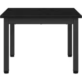 vidaXL Couchtisch Schwarz Eichen-Optik 50 x 50 x 36 cm Holzwerkstoff