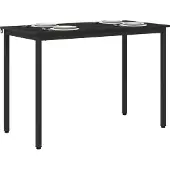 vidaXL Esstische 110 x 55 x 75 cm METALL Rechtwinklig