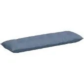 vidaXL Rücken Kissen Blau 160 x 50 cm Cordstoff
