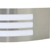 vidaXL Außenwandleuchte Silber 32 x 10 x 10 cm Edelstahl und Plastik