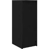 vidaXL Sideboard Schwarz Eichen-Optik 29,5x34x76 cm Holzwerkstoff
