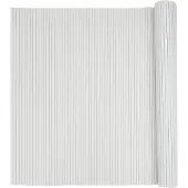 vidaXL Gartenzaun Doppelseitig Weiß 1,8x5 m PVC