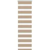 vidaXL Doppelrollo Sandbraun 50x150 cm Stoffbreite 45,9 cm Polyester