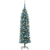 vidaXL Merle (mit LEDs und blauen Bällen)