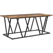 vidaXL Couchtisch Altholz 100 x 50 x 40 cm Sperrholz und Metall