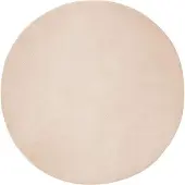 vidaXL Rutschfester Kunstfellteppich Olite Taupe Ø 160 cm Polyester