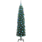 vidaXL Fritz (mit 300 LEDs und 120 blauen Kugeln)