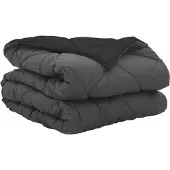 vidaXL Sommerdecke 220 x 135 cm Sommer 200 gsm Schwarz und Anthrazit