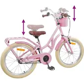 vidaXL Kinderfahrrad 24 Zoll für 8-12 Jahre alt Hellrosa