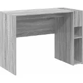 vidaXL Schreibtisch Graues Sonoma Holzwerkstoff 109 x 50 x 78 cm