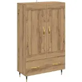 vidaXL Highboard Artisan-Eiche 69,5 x 31 x 115 cm Holzwerkstoff