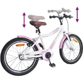 vidaXL Kinderfahrrad 20 Zoll für 6-11 Jahre alt Hellrosa
