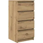 vidaXL Sideboard Artisan-Eiche 37,5x35x76 cm Holzwerkstoff