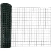 vidaXL Bodenmontierter Euro-Zaun 25 x 1,2 m PVC-beschichteter Stahl