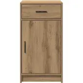 vidaXL Sideboard Artisan-Eiche 40 x 40,5 x 75 cm Holzwerkstoff