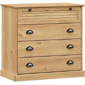 vidaXL Highboard VIGO 80x40x176 cm Massivholz Kiefer
