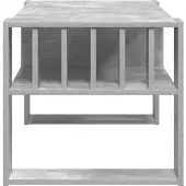 vidaXL Couchtisch Beton Grau 92 x 49,5 x 45 cm Holzwerkstoff