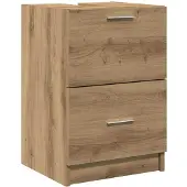 vidaXL Badezimmerschrank Artisan-Eiche 40 x 37 x 59 cm Holzwerkstoff