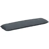 vidaXL Rückenkissen Dunkelgrau 200 x 50 cm Cordstoff