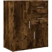 vidaXL Sideboard Räuchereiche 60x31x70 cm Holzwerkstoff