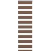 vidaXL Doppelrollo Braun 50x100 cm Stoffbreite 45,9 cm Polyester