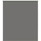 vidaXL Verdunkelungsrollo Grau 130x130cm Stoffbreite 126,6cm Polyester