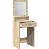 vidaXL Schminktisch Sonoma-Eiche 50 x 41 x 135 cm Holzwerkstoff