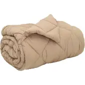 vidaXL Winterbettdecke 155 x 220 cm 450 g/m² Taupe