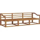 vidaXL Outdoor-Sofagarnitur 3 pcs Natur Massivholz Akazie