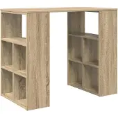 vidaXL Schreibtisch Sonoma-Eiche Holzwerkstoff 90 x 50 x 75 cm