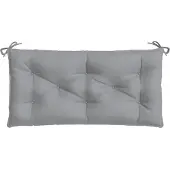 vidaXL Gartenbank-Auflage Grau 100x50x7 cm Oxford-Gewebe
