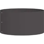 vidaXL Pflanzenring Schwarz 40 x 40 x 20 cm Kaltgewalzter Stahl
