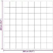 vidaXL Ganzjahresbettdecke Dunkelblau 200 x 200 cm Mikrofaser