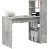 vidaXL Schreibtisch Beton Grau Holzwerkstoff 113 x 54 x 120 cm